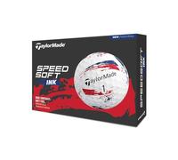 TaylorMade TM26 SpeedSoft Ink - Pelotas de Golf para Hombre, 12 Unidades (Azul/ROJA)