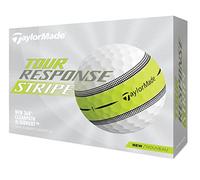 TaylorMade Tour Response, Pelota de Golf, Unisex Adulto, Green-Stripe, Taglia Unica