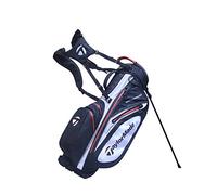 Taylormade Waterproof Bolsa para Palos de Golf, Hombre, Negro/Blanco/Rojo, Talla Única