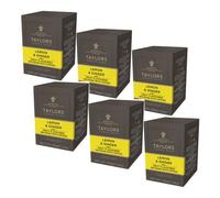 Taylors de Harrogate | Infusión de Limón y Jengibre Naturalmente Sin Cafeína - 6 x 20 Bolsitas de Té (240 Gr)