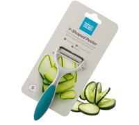 Taylors Eye Witness - Pelador de verduras en forma de Y, gran accesorio de cocina, con construcción resistente de aluminio de zinc con color plateado y laguna, se desliza fácilmente sobre manzana