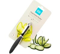 Taylors Eye Witness - Pelador de verduras recto plateado de alta calidad, gran accesorio de cocina, con construcción de aluminio de zinc resistente con color plateado y cromado, se desliza fácilmente