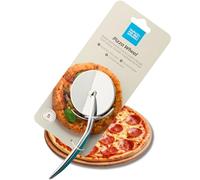 Taylors Eye Witness Rueda cortadora de pizza rodante de aluminio, hoja con construcción de acero inoxidable, apta para lavavajillas, se desliza fácilmente a través de masa resistente con protector