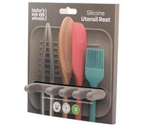 Taylors Eye Witness Soporte de silicona para utensilios - Soporte antideslizante resistente al calor, impermeable, apto para lavavajillas, herramienta de cocina perfecta para cucharas, espátulas y