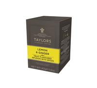 Taylors® | Infusión de Limón y Jengibre | Té de hierbas picante de jengibre y limón - 20 sobres | Infusión Digestiva De Jengibre