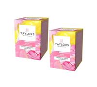 Taylors® | Infusión de Limonada Rosa | Infusión de manzana, rosa mosqueta, hibisco y limón sin cafeína - 2 x 20 filtros (100 gr)