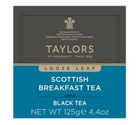 Taylors of Harrogate Scottish Breakfast Tea - Mezcla rica y aromática - Té negro a granel en paquete - 125 g