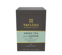 Taylors of Harrogate Té Verde con Jazmín - Delicado, Floral y Dulce - 20 Bolsitas de Té