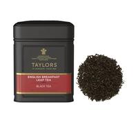 Taylors® | Té Negro English Breakfast | Té Negro Fuerte y Robusto Indio de Hoja Gruesa - 125 Gr | Desayuno Inglés a Granel Lata Metal