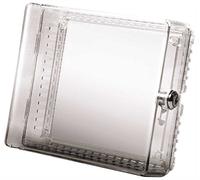 TayMac ZTC100 - Cubierta de termostato de plástico de Perfil bajo, pequeño, Transparente