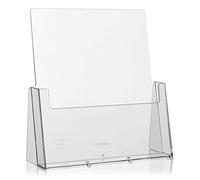 Taymar C230 - Soporte para folletos (10 unidades, DIN A4), transparente