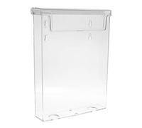 taymar DIN A5 portafolletos,caja de folletos con tapa,resistente a la intemperie (también apto para exteriores).
