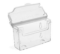 Taymar OD95 OD95_X2 - Tarjetero para tarjetas de visita (2 unidades), transparente