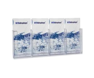 Taymar - Soporte de pared con 4 compartimentos de 1/3 A4