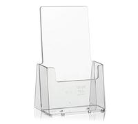 Taymar - Soporte para folletos, Color Transparente DIN lang Flyerformat (105 × 210 mm), Paquete de 10