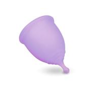 Taynie Period Cup - Copa menstrual con recipiente de esterilización - 100% silicona médica - alternativa a los tampones (morado)
