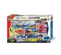 Tayo the Little Bus Special Friends Set - Juego completo 3er - Regalos para niños, regalos de cumpleaños, personajes que capturan la imaginación de los niños
