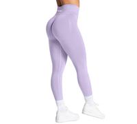 TAYOEA Leggings deportivas para mujer con efecto Scrunch Butt y Push Up, pantalones de yoga para gimnasio, vida diaria, sin costuras, de alta compresión, morado, XS