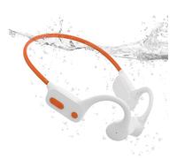 Tayogo Auriculares Natacion, Bluetooth 5.4,Auriculares Conduccion Osea，Acuaticos para Natacion IPX8，Reproductor de MP3 de 32 GB de Memoria，para Nadar Correr Ciclismo (Blanco)