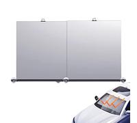 TAYSTE Parasol para Ventana Delantera, Parasol Enrollable para Viaje automotriz, Bloque protección Solar Interior del automóvil contra la luz Solar Directa y el Calor