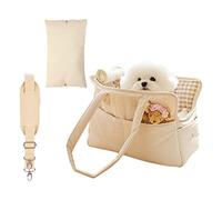 TAYSTE Transportín portátil para Mascotas - Transporte para Mascotas - Bolso del Monedero del Perrito del Bolso del Gato del diseño del Bolsillo Lateral pequeño Que Lleva con la Alla