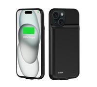 TAYUZH Funda de batería de 7000 mAh para iPhone 15 (6.1 pulgadas), cargador protector portátil delgado y mejorado compatible con iPhone 15, color negro