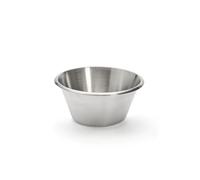 Taz n mezclador de acero inoxidable de Buyer con fondo plano - 8 2 qt - Mezclar, remover, batir, triturar, batir y combinar - Apto para lavavajil