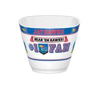 Taz?n para refrigerios de fiesta Fremont Die NCAA Kansas Jayhawks de 7.85"" (1 gal?n), blanco/colores del equipo