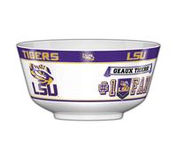 Taz?n para refrigerios de fiesta Fremont Die NCAA LSU Tigers de 7.85"" (1 gal?n), blanco/colores del equipo