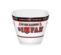 Taz?n para refrigerios de fiesta Fremont Die NCAA Texas Tech Red Raiders de 7.85"" (1 gal?n), blanco/colores del equipo