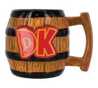 Taza 3d Barril Donkey Kong Nintendo Cerámia 400 Mls