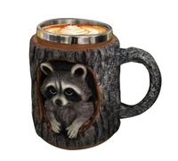 Taza 3D genérica 325 Ml,Taza animal agujero en el árbol | Taza reutilizable para Rutina Mañana Colección Personal Hombres Mujeres Trabajo Momentos Relajación Week-End Ocio
