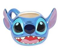 Taza 3D Lilo y Stitch Disney 350 ml de Cerámica | Ideal para Café y Té | Forma 3D | Cerámica | Producto Oficial | Regalo Disney