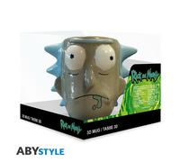 Taza 3D Rick y Morty - Cabeza de Rick Sanchez