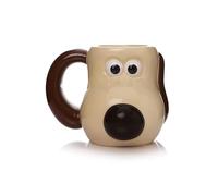 Taza Aardman Wallace y Gromit - Taza desayuno 3D - Taza cerámica 400 ml - Taza te - Taza café - Licencia oficial