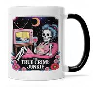 Taza Adicto A Los Crímenes Reales Tazas Premium Taza De Cerámica Únicas Mug For Regalo Desayuno Oficina 330Ml