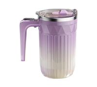 Taza agitadora automática, taza mezcladora calefactora de 450 ml, de café recargable con agitador automático con agitador desmontable para té con leche, chocolate, bebidas, bebidas, cumpleaños, o