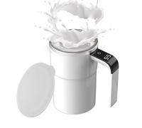 Taza agitadora, pantalla de temperatura, recargable, inteligente, portátil, taza de café - Licuadora de bebidas de oficina en casa | para bebidas de leche, té, bebidas, jugo de chocolate caliente