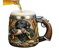 Taza aislada | Insulated Cup Dog Theme Decor | 350ml Stainless Steel Cold Hot Beverage | Coffee Mugs Collectible Decoration For Home Camping Dorm Hotel Apartment Party Chocolate Tea Water Beer