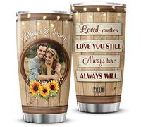 Taza Aislante Acero Inoxidable Termo Café Con Pajita Y Tapa Taza Termica De Viaje Para Auto Navidad Papá 590 Ml Te Amé