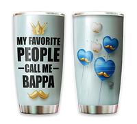 Taza Aislante Vaso Termico Isotérmica Taza Termica De Viaje Para Mamá Papá Colegas 590 Ml Mis Personas Favoritas Me Llaman Bappa - Regalos Divertidos Para El Mejor Abuelo Del Mundo, Día Del Padre