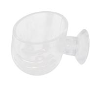 Taza alimentadora de Gusanos Rojos para Acuario, Vaso Transparente de Cono pequeño para pecera, para camarones en salmuera, Gusanos de Sangre, Material plástico de Primera