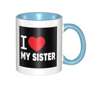 Taza Amo A Mi Hermana Tazas Personalizada Tazas De Café Únicas Para Hogar Regalo Cocina 330Ml