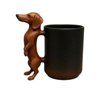Taza animal 3D | Taza de café creativa con forma de animal | Los diseños inspiradores son cada vez más populares entre los amantes de los perros. Objeto para beber adorable y atractivo con diseño de