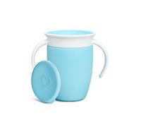 Taza antigoteo Miracle 360º con asas y tapa 200ml - Azul