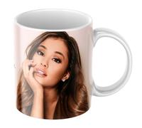Taza Ariana Grande Eternal Merch para Fans Arianators - Regalo Original para Fans de la Música Pop - Cerámica 330 ml - Apta para Microondas y Lavavajillas (A.Grande Rosa)