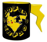 Taza Asa 3D Rayo Pikachu Pokémon Cerámica 500 mls