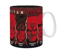 Taza Attack On Titan 460Ml Todos Los Titanes Subli Caja ABYSTYLE