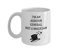 Taza Auditor General - No soy un mago - Taza de té y café de cerámica novedosa y divertida Regalos geniales para hombres o mujeres con caja de regalo