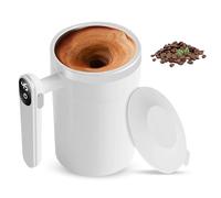 Taza autoagitable 400 ml Taza de café autoagitable: taza de mezcla magnética automática con tapa, recargable por USB, taza de mezcla eléctrica lavable para café, para café/leche/chocolate caliente